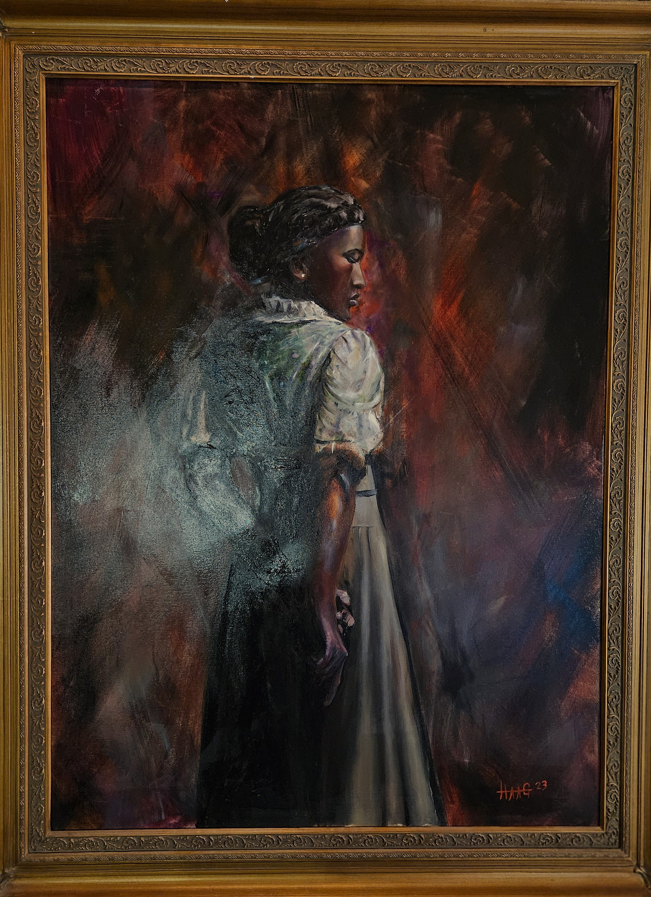 Oil and acrylic painting by Matt Haag